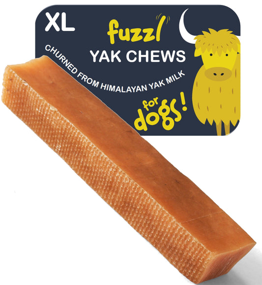 Fuzzl Yak Chews Original Giant 180g - Himalayan Yak Chews for Dogs - Fuzzl Pet