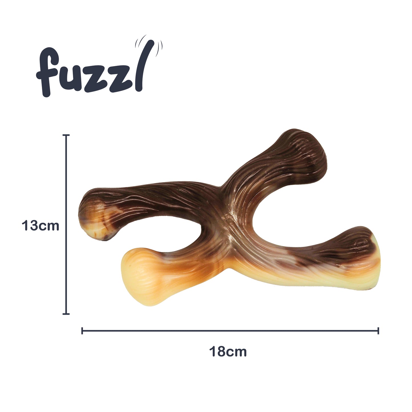 Fuzzl Ultra Tough Nylon Crossbone Dog Toy – Durable Dog Toy - Fuzzl Pet