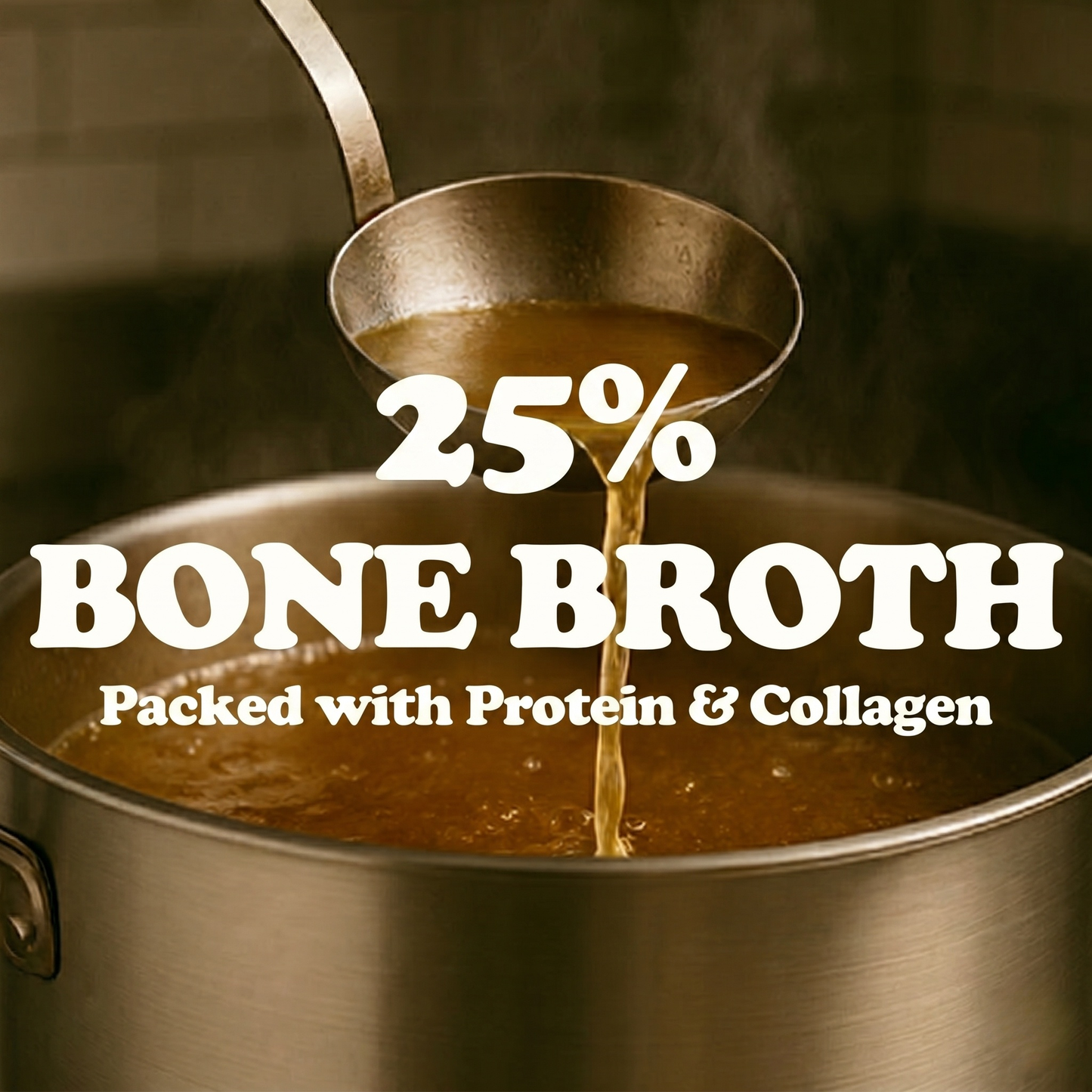 Fuzzl Broth Co. | Beef Bone Broth & Blueberry Dog Treats (1kg Bulk Tub)