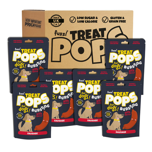 Fuzzl Treat Pops - British Sausage Dog Treats 6 x 100g - Soft Baked - Fuzzl Pet