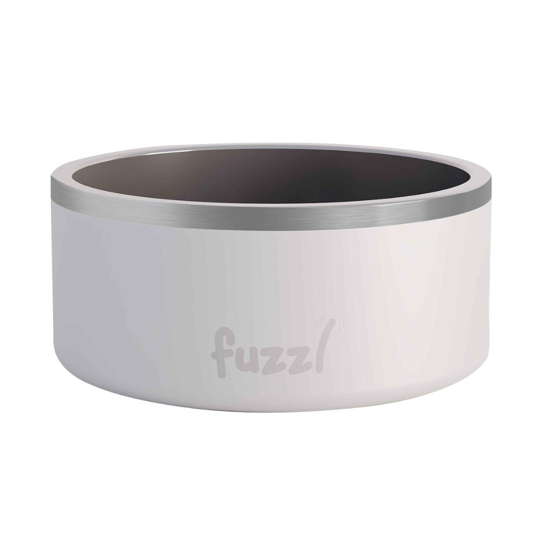 Fuzzl Titan Thermal Bowl 20cm - Matt Black Insultated Thermal Dog - Fuzzl Pet