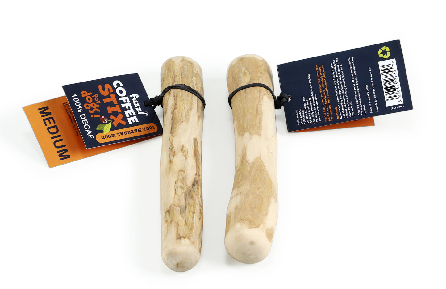 Fuzzl Coffee Stix Medium 2-Pack | Chew Toy for Small Dogs