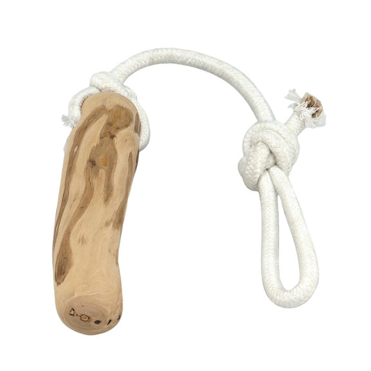 Fuzzl Coffee Stix & Rope Lobber Dog Toy