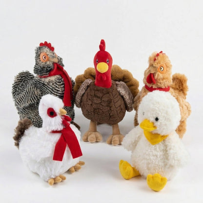 Fuzzl Cheeky Duck | Super Soft Large Plush Giggle Squeaker Toy