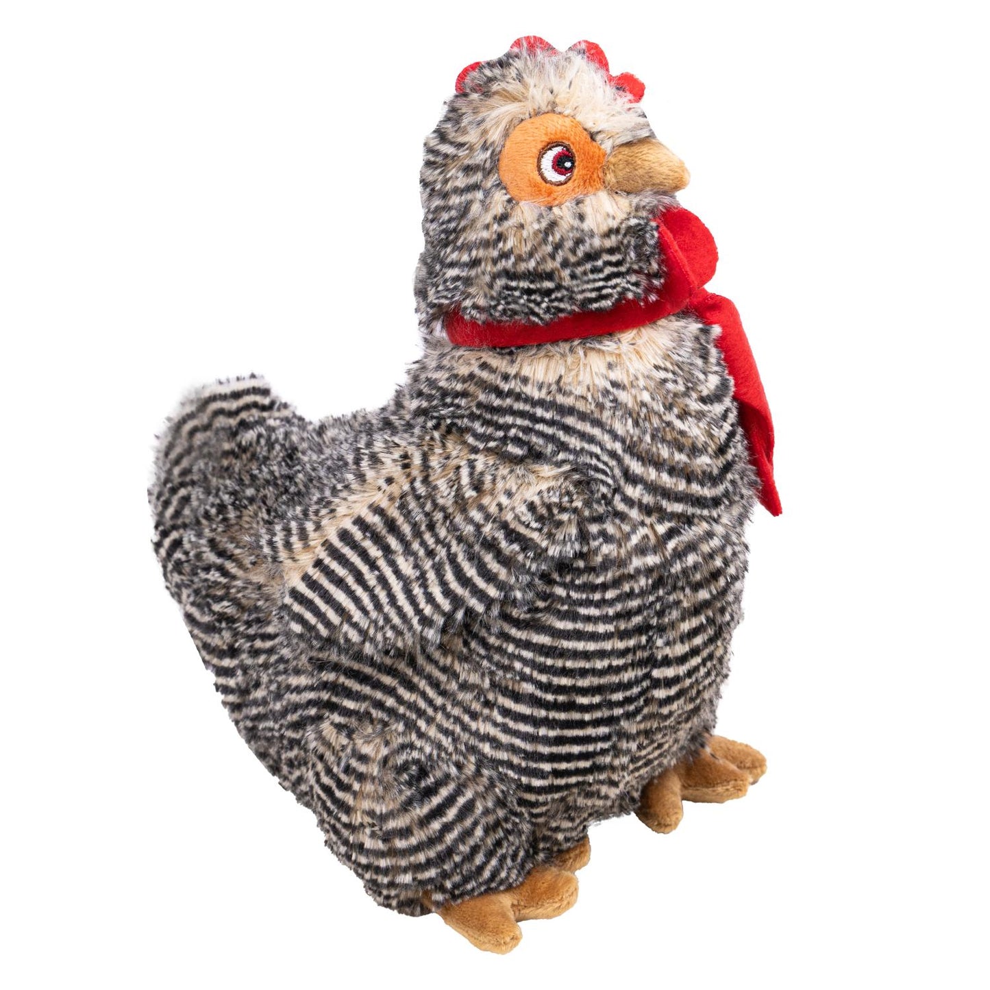 Fuzzl Big Cheeky Chuck Chicken | Super Soft Plush Squeaky Dog Toy