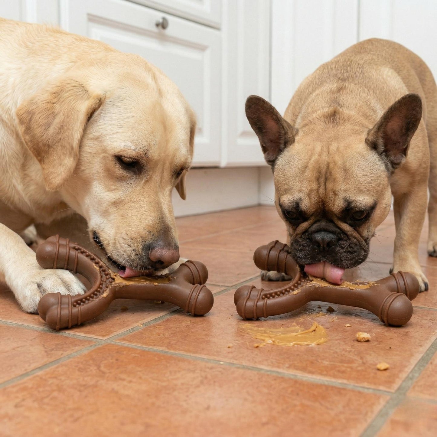Fuzzl Fill-N-Chew Twin Pack | Bacon Scented Treat Wishbone