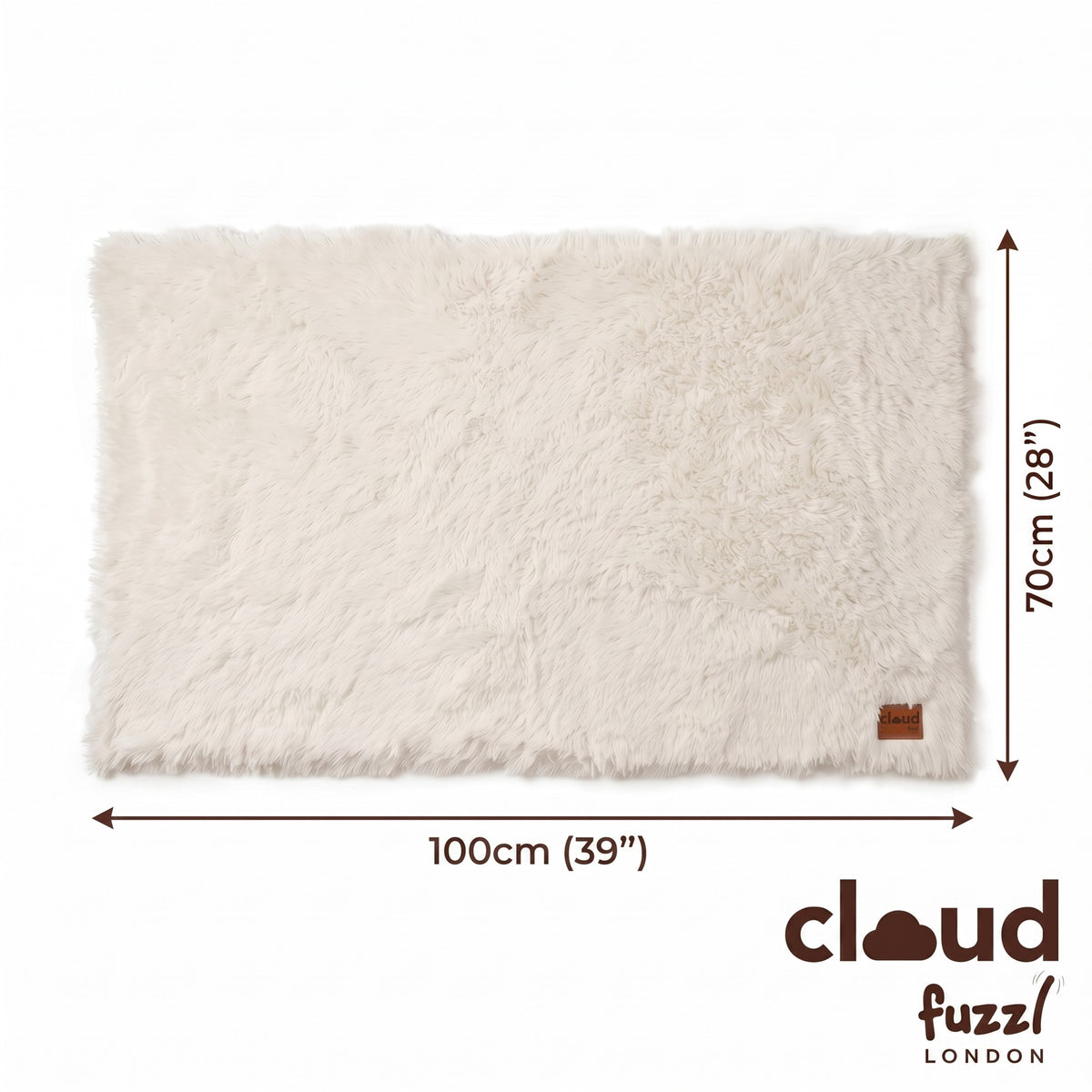 Fuzzl Cloud Blanket | Ultra Soft Calming Pet Blanket Cream 70x100cm