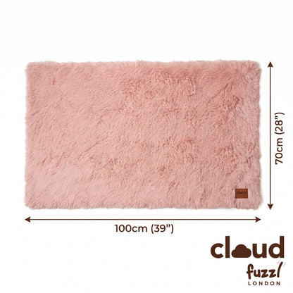 Fuzzl Cloud Comforter Blanket - 70 x 100cm - Blush Pink