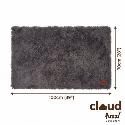 Fuzzl Cloud Comforter Blanket - 70 x 100cm - Charcoal