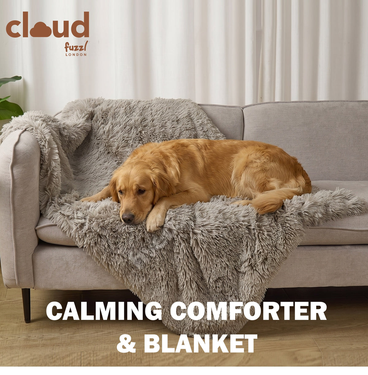 Fuzzl Cloud Comforter Blanket - 90 x 145cm Oversized - Sage Green