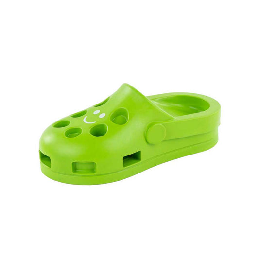 Fuzzl Flip Flop Treat Toy | Rubber Green – Durable Dog Toy