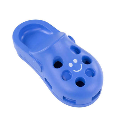 Fuzzl Clog Treat Toy | Rubber Blue – Durable Dog Toy