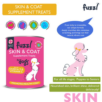 Fuzzl Itchy Skin & Coat Supplement Max Strength - 60 Chews