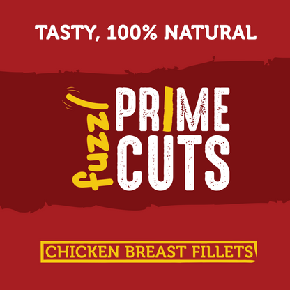 Fuzzl Prime Cuts Chicken Breast Dog Treats | 2x200g Value Pack - Fuzzl Pet