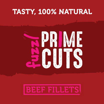 Fuzzl Prime Cuts 100% Natural Beef Fillet Dog Treats | 2x200g