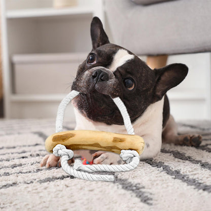 Fuzzl Coffee Stix & Rope Tug Dog Toy – Durable Dog Toy