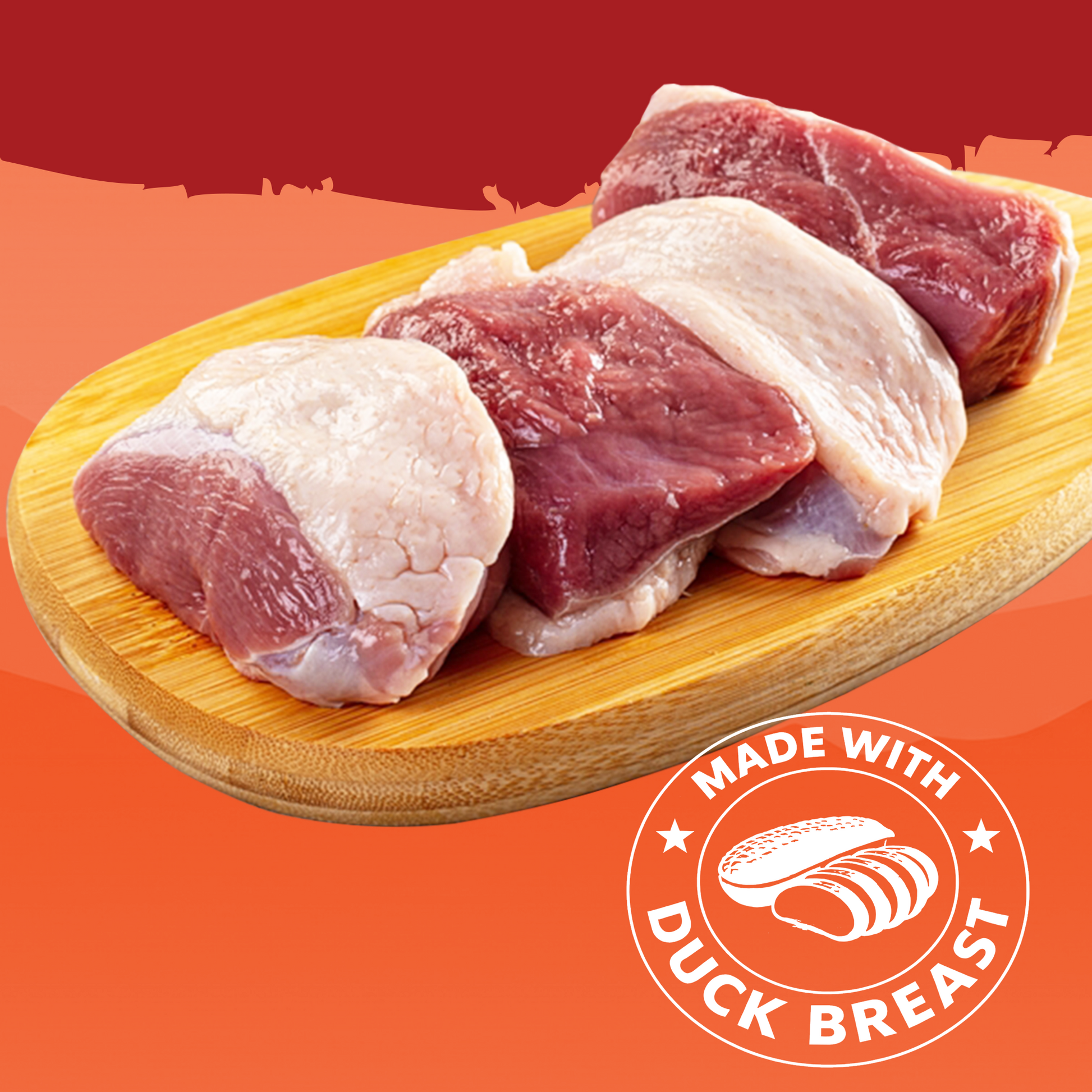 Fuzzl Prime Cuts Natural Duck Breast Dog Treats | 5x200g Pack - Fuzzl Pet