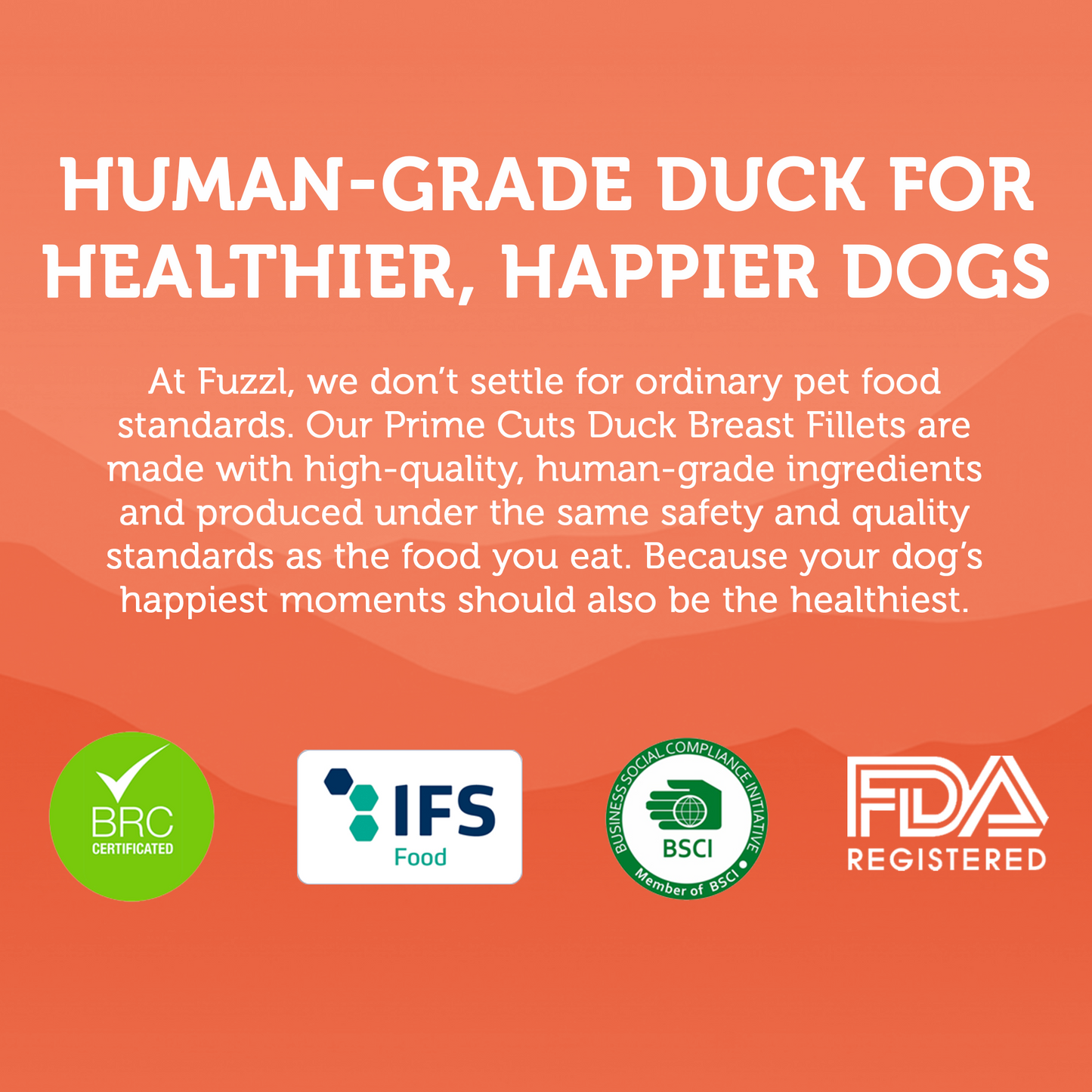 Fuzzl Prime Cuts Natural Duck Breast Dog Treats | 5x200g Pack - Fuzzl Pet