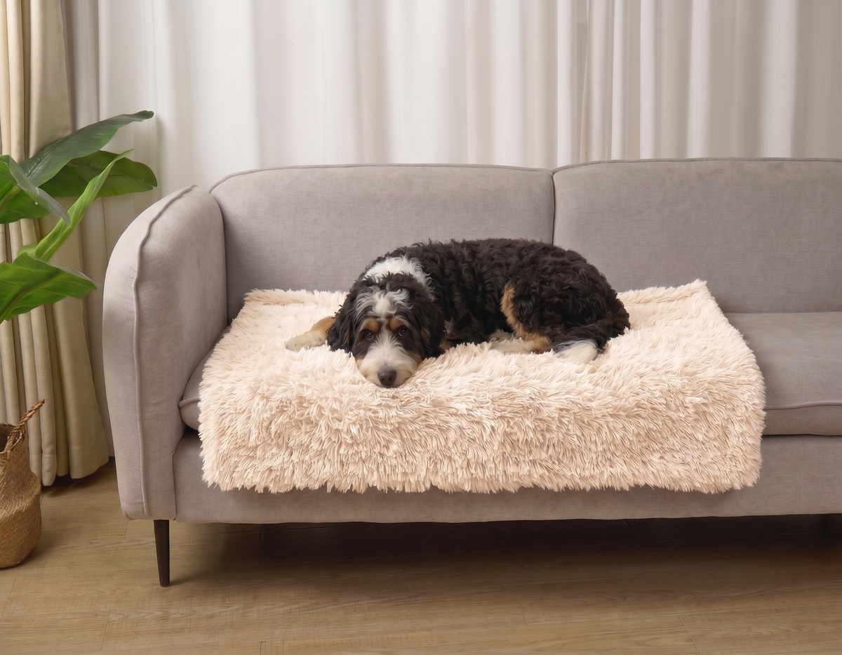 Fuzzl Cloud Blanket | Ultra Soft Calming Pet Blanket Cream 70x100cm