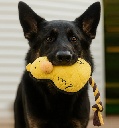Fuzzl Dura Daisy Duck Rope Toy - Fuzzl Pet