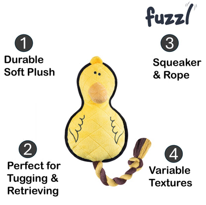 Fuzzl Dura Daisy Duck Rope Toy - Fuzzl Pet