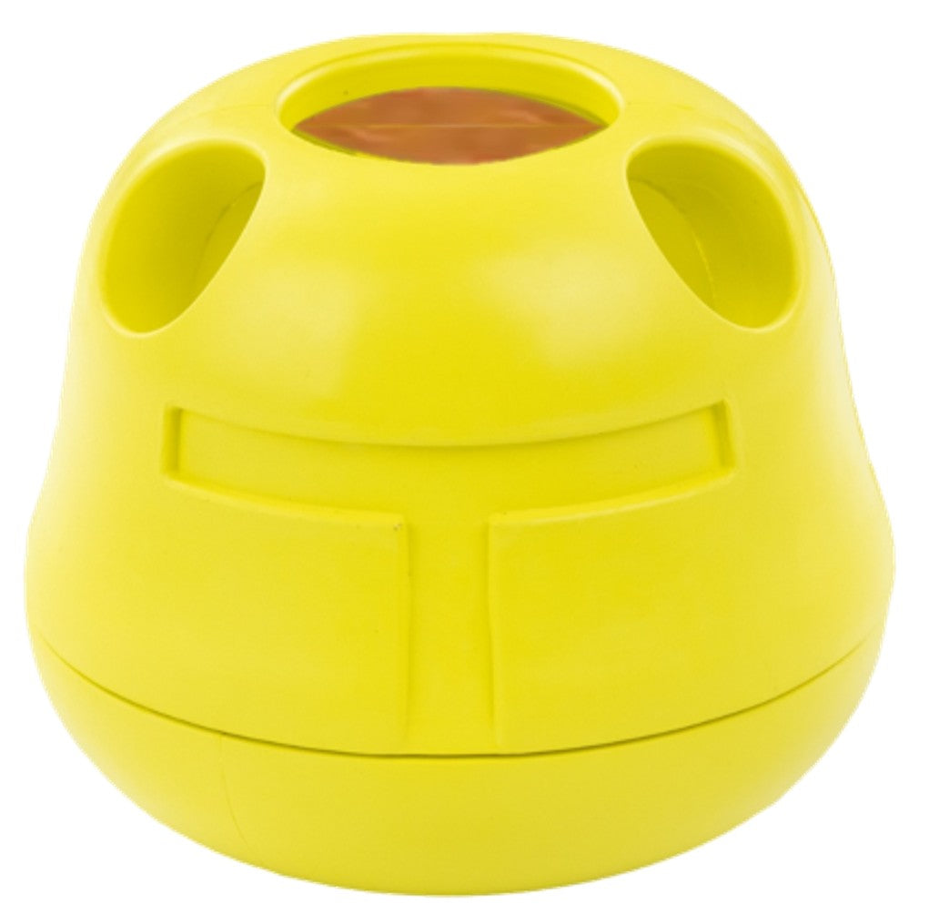 Fuzzl Rock & Roll Chilla Treat Toy Large | Rubber Yellow