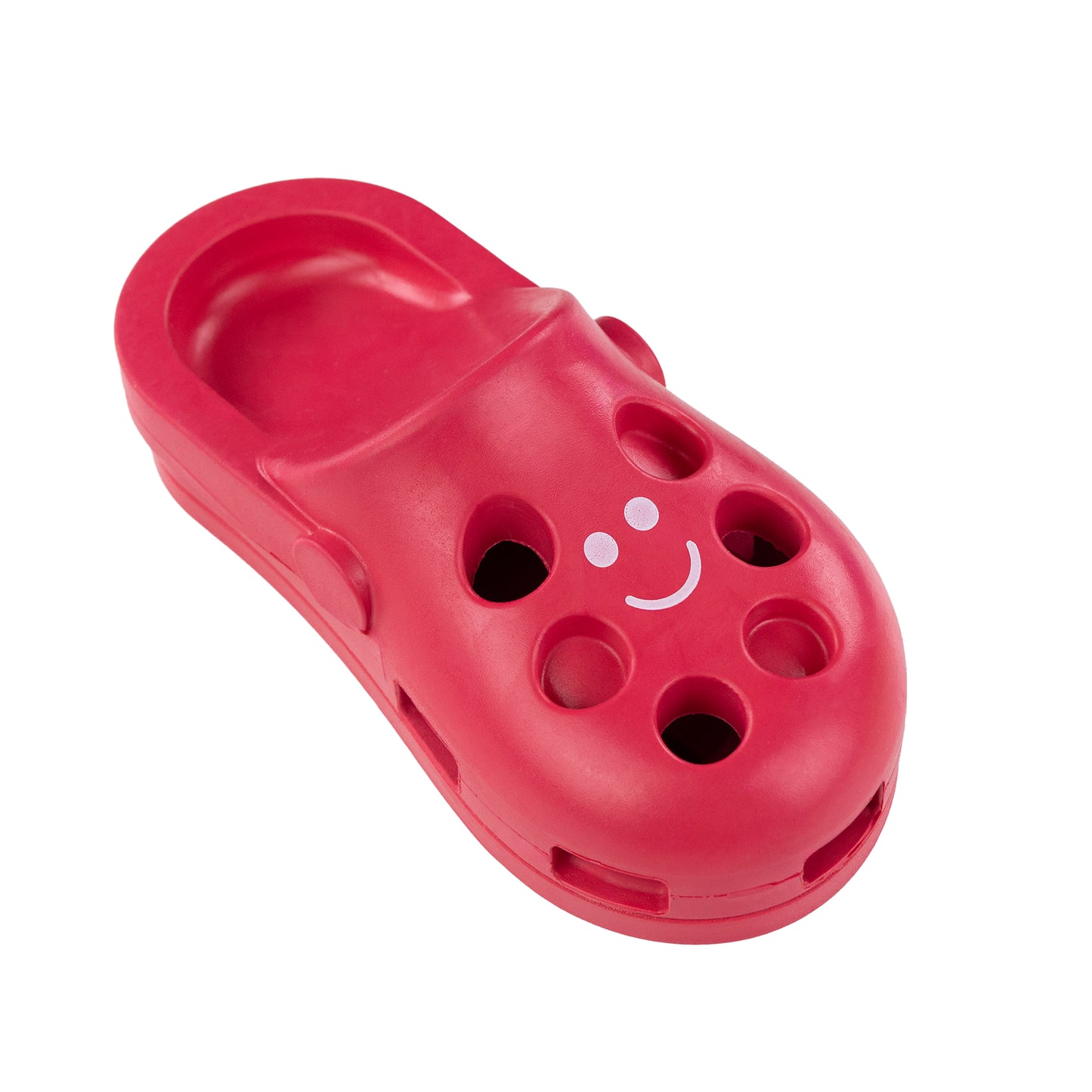 Fuzzl Clog Treat Toy | Rubber Red – Durable Dog Toy
