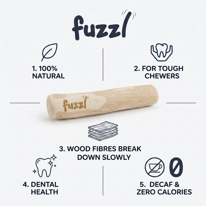 Fuzzl Coffee Stix Medium 2-Pack | Chew Toy for Small Dogs