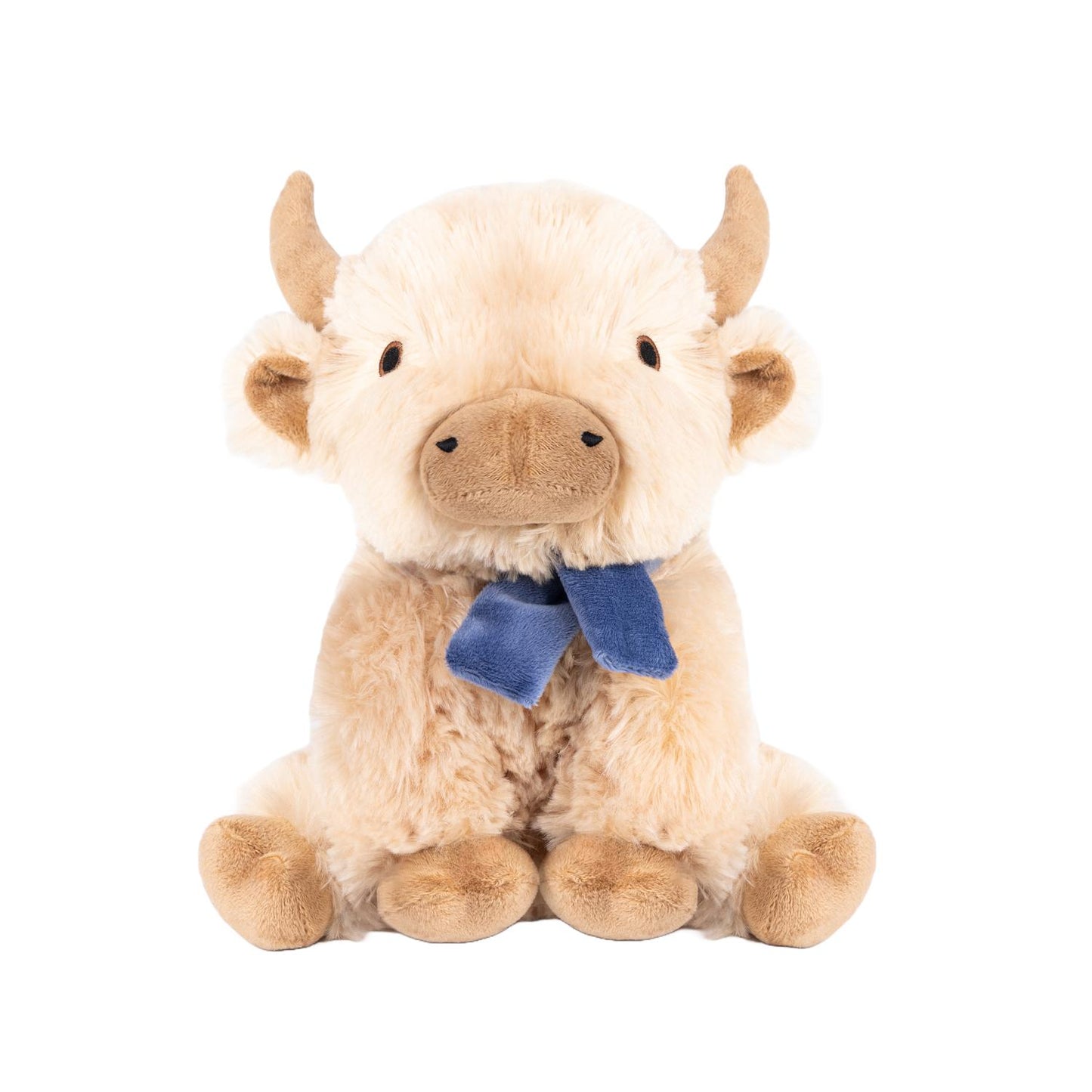 Fuzzl Bonnie the Highland Cow Soft Dog Toy with Moo Sound