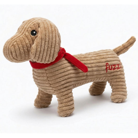 Sizzles Plush Dachshund Dog Toy Large | Cord Sausage Cuddle Toy