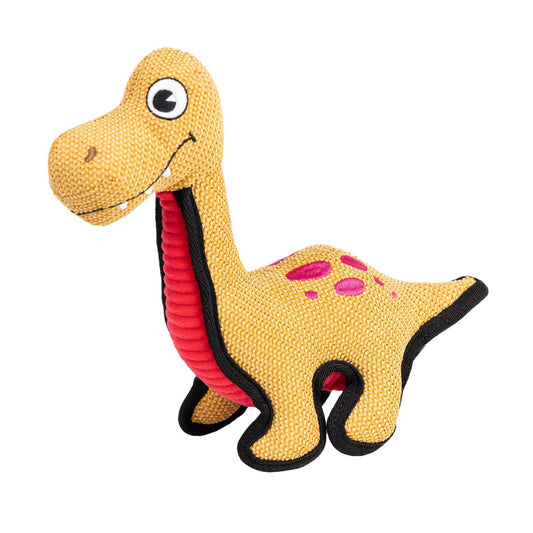 Fuzzl Dippy the Dino Tough Soft Dog Toy