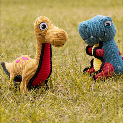 Fuzzl Dippy the Dino Tough Soft Dog Toy