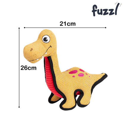 Fuzzl Dippy the Dino Tough Soft Dog Toy