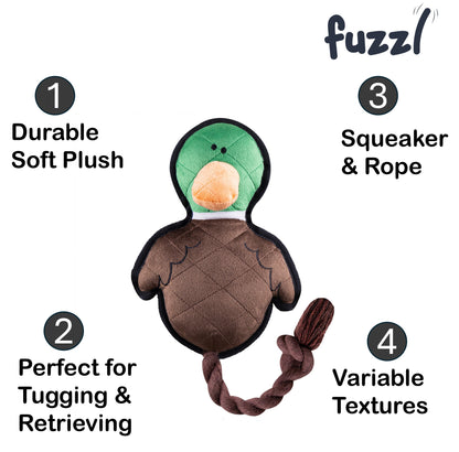 Fuzzl Dura Dougie Drake – Durable Dog Toy
