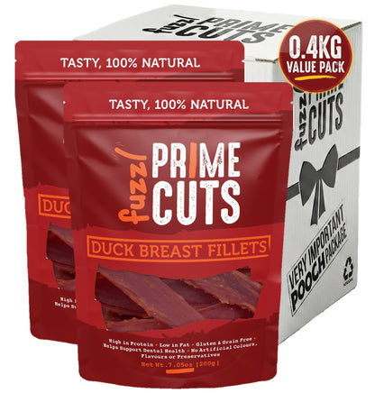 Fuzzl Prime Cuts 100% Natural Duck Breast Treats | 2x200g