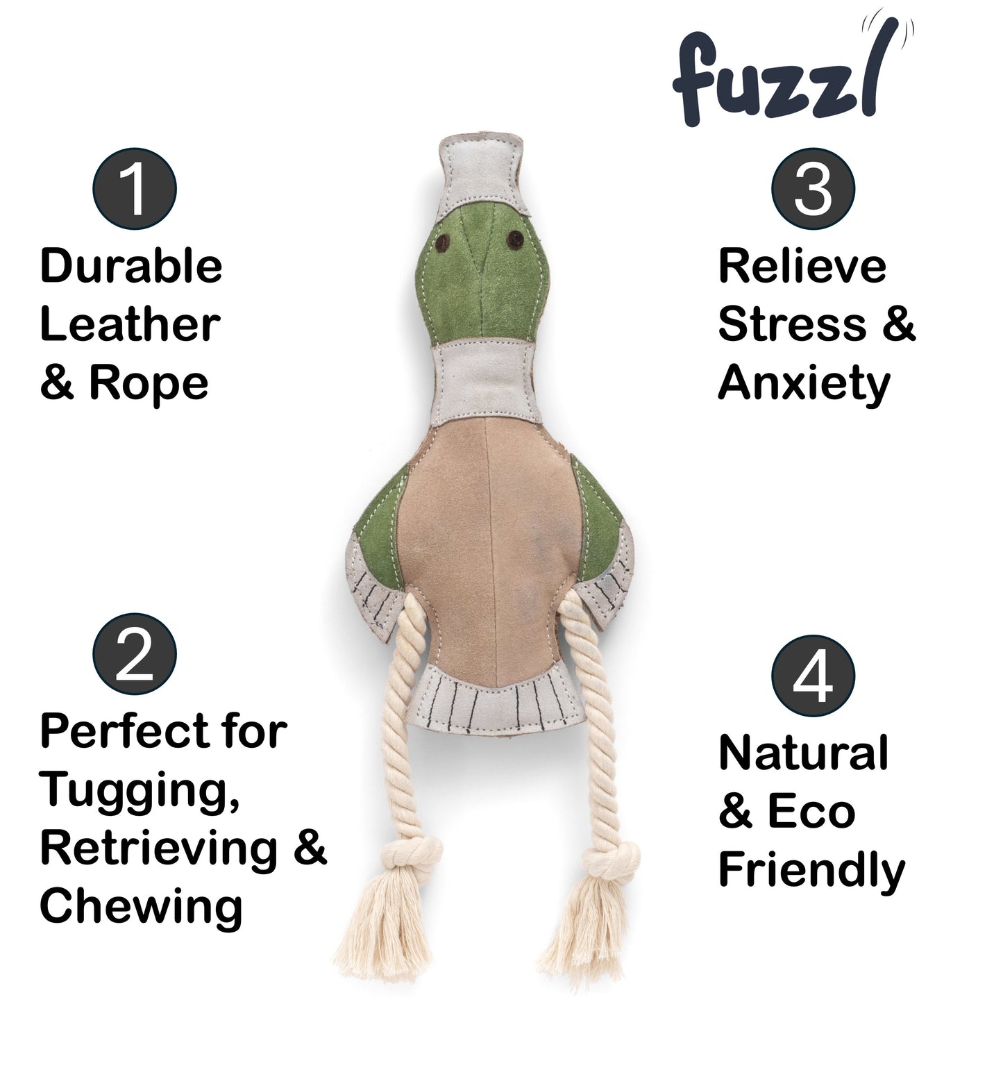 Fuzzl Eco Leather Dudley Duck