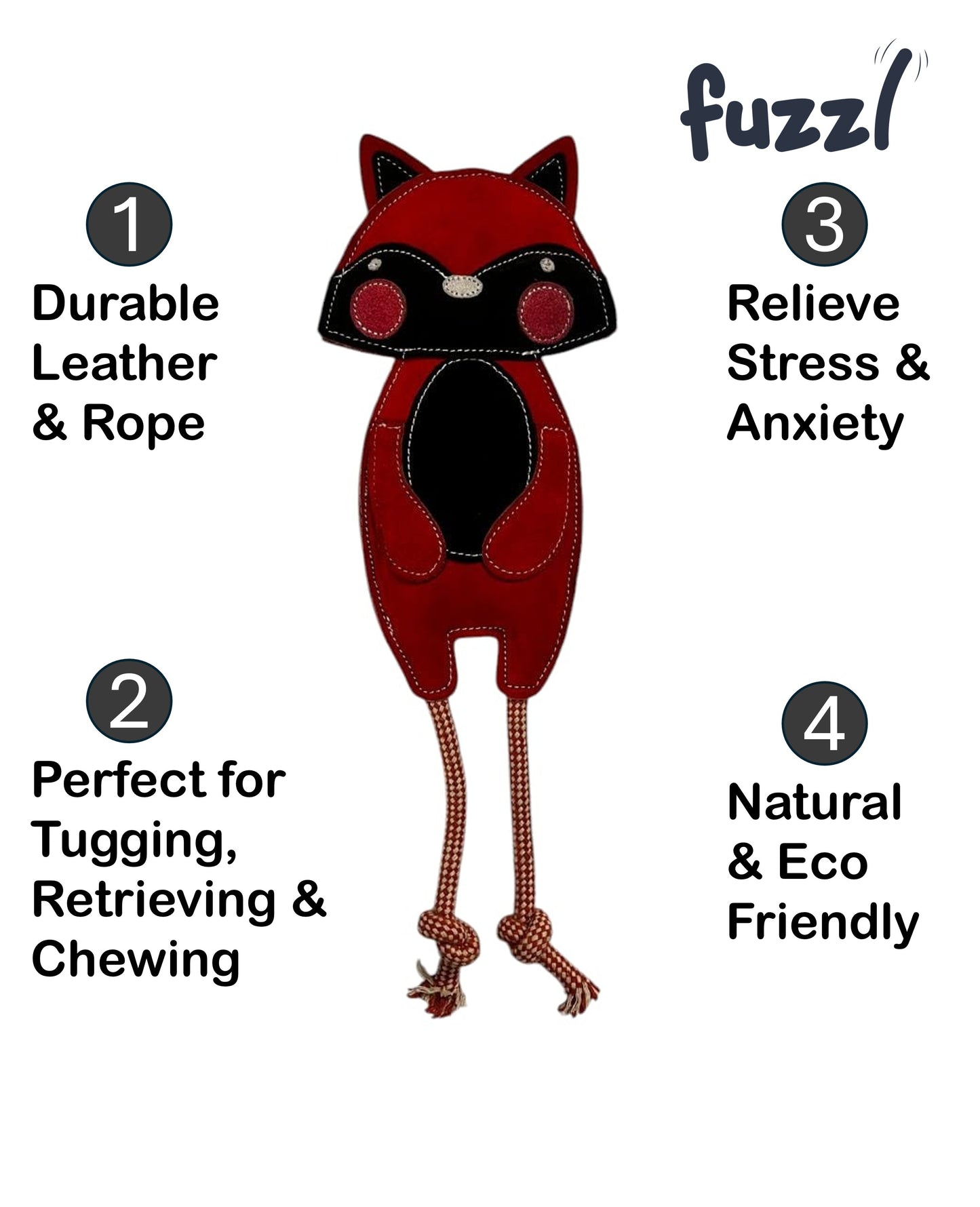 Fuzzl Eco Leather Fred Fox