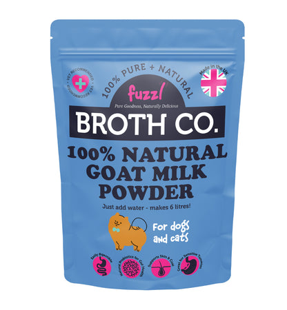 Fuzzl 100% Natural Goat Milk Powder 250g | Dog & Cat Supplement
