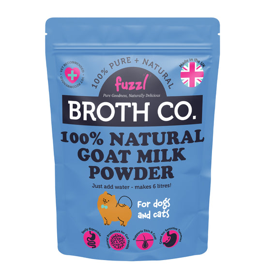 Fuzzl 100% Natural Goat Milk Powder 250g | Dog & Cat Supplement