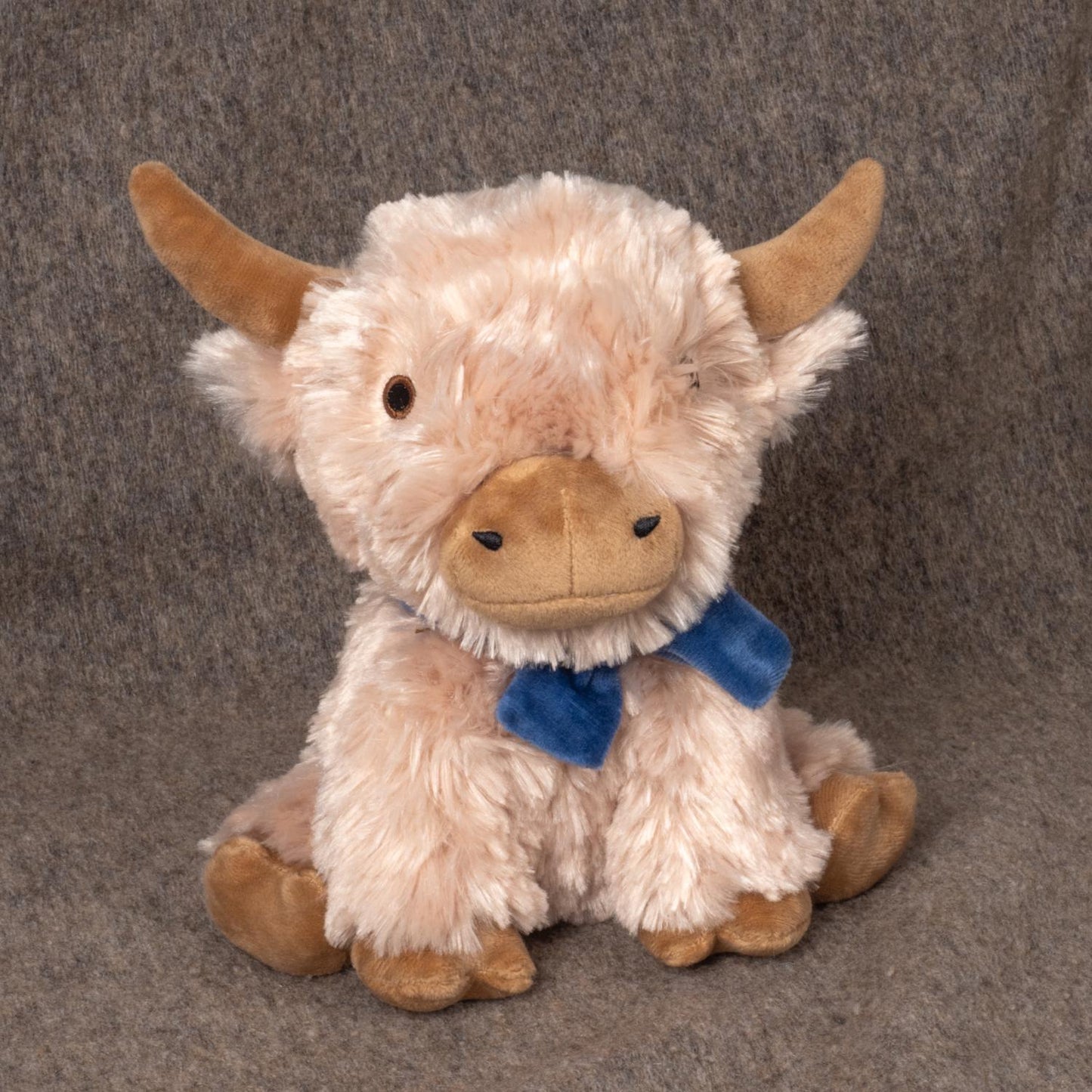 Fuzzl Bonnie the Highland Cow Soft Dog Toy with Moo Sound
