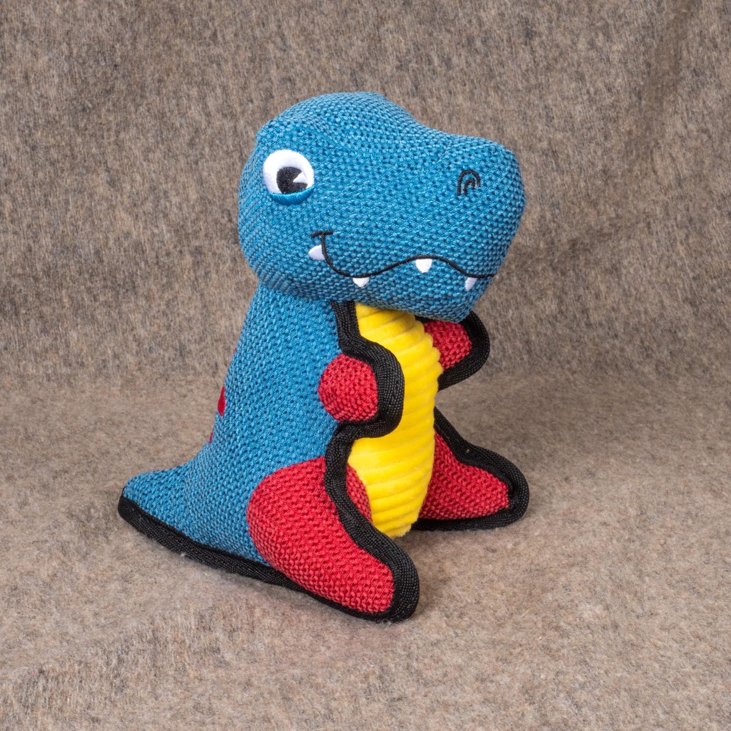 Fuzzl Rex the Dino Tough Soft Dog Toy