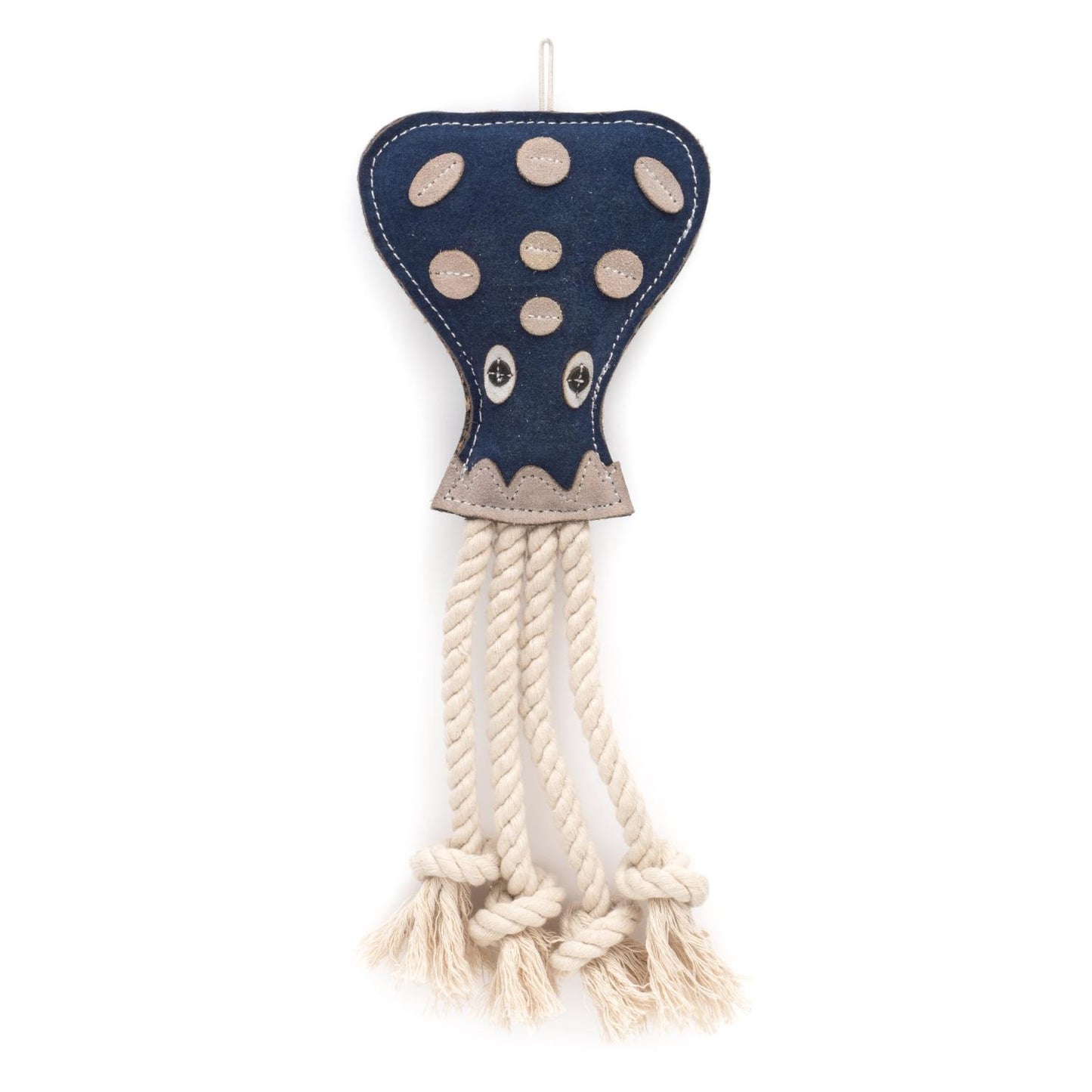 Fuzzl Eco Leather Otto Octopus Dog Toy