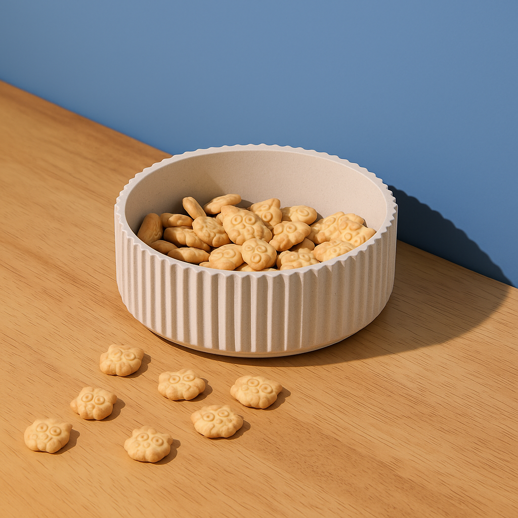 Fuzzl Meghna Bamboo Dog Bowl 750ml Medium 16cm