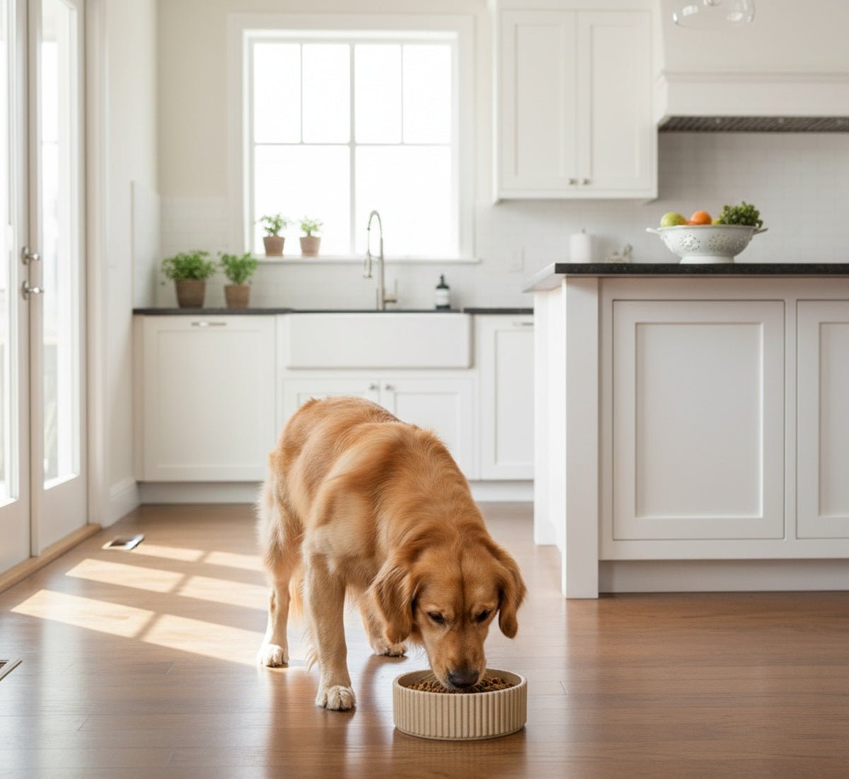 Fuzzl Meghna Bamboo Dog Bowl 750ml Medium 16cm