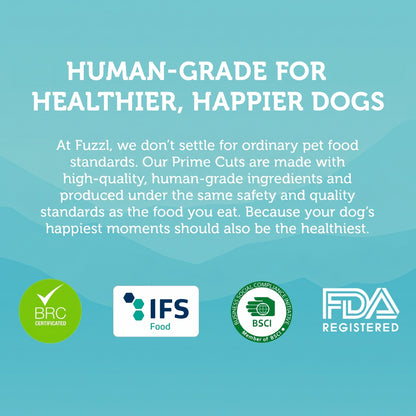 Fuzzl Prime Cuts 1kg Variety Pack | Natural Dog Treats – 5 Types - Fuzzl Pet