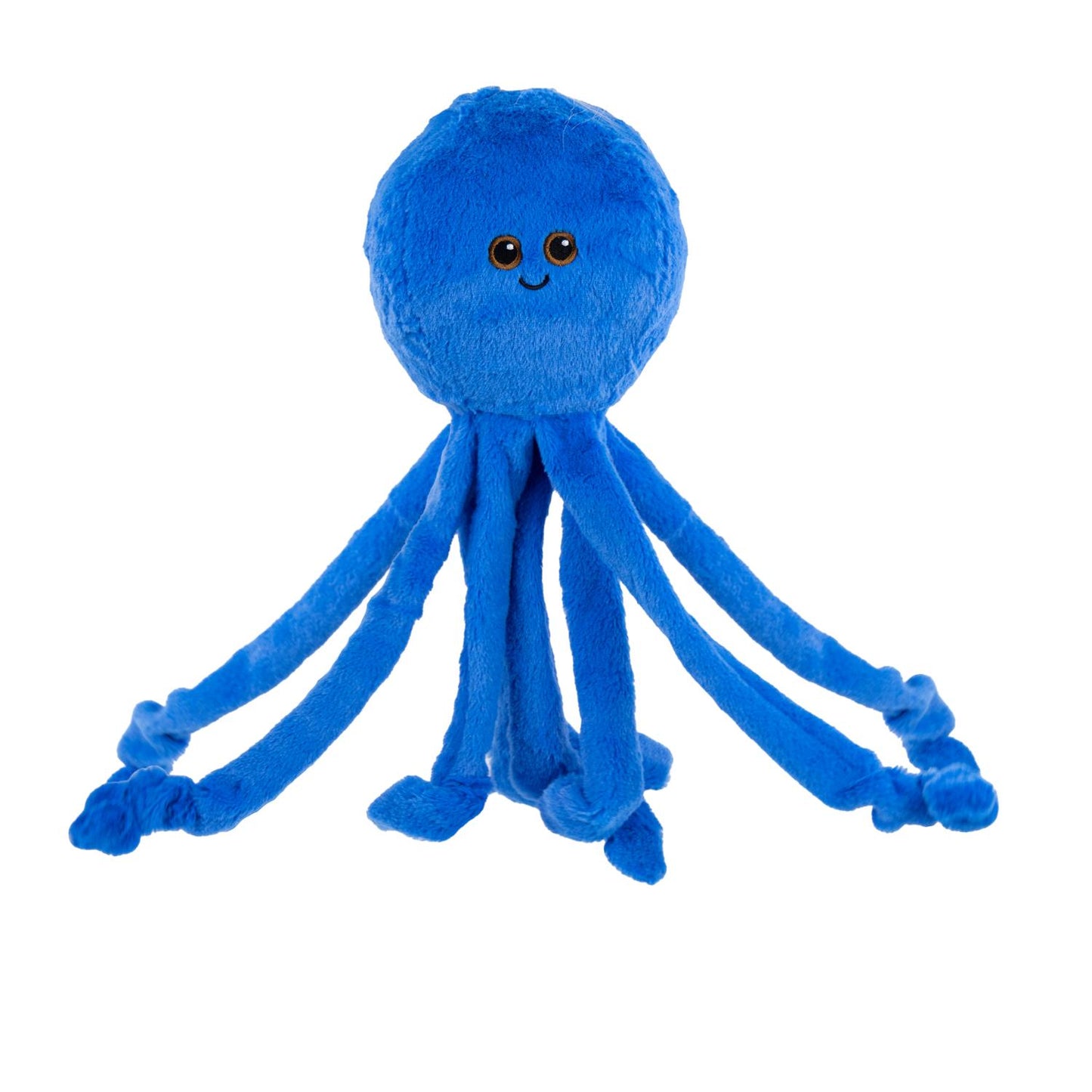 Fuzzl Big Ozzie the Octopus | Plush Dog Toy with 4 Squeakers
