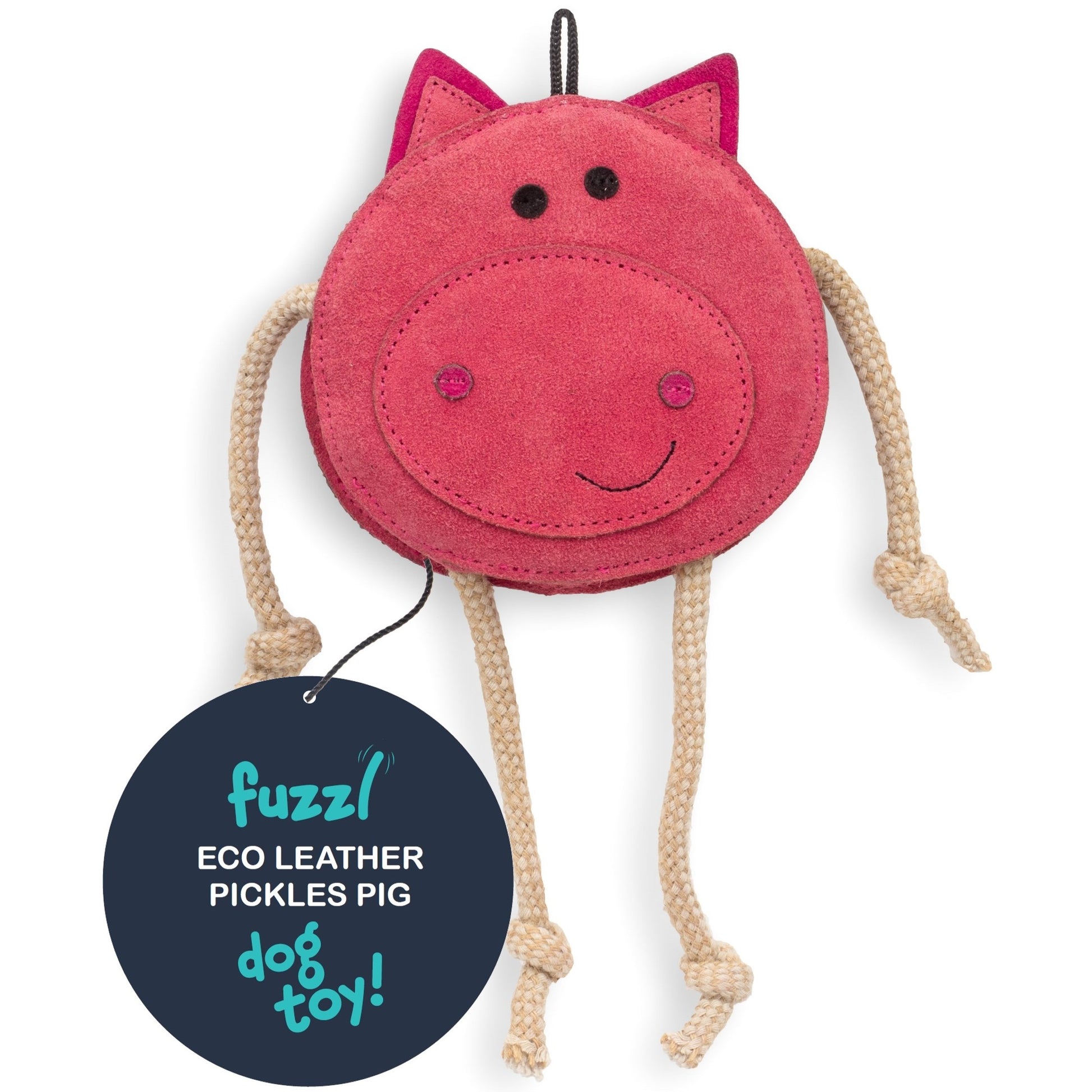Fuzzl Eco Leather Pickles Pig - Fuzzl Pet