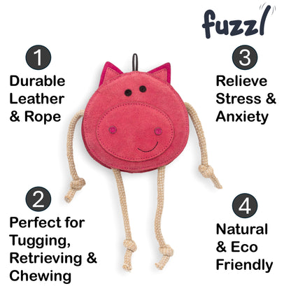 Fuzzl Eco Leather Pickles Pig - Fuzzl Pet