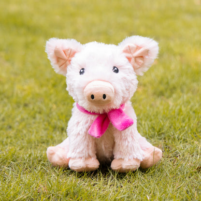 Fuzzl Super Soft Plush Pig Dog Toy with Giggle Squeaker – Durable - Fuzzl Pet