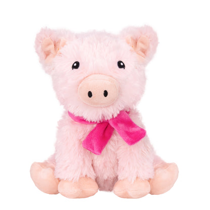 Fuzzl Super Soft Plush Pig Dog Toy with Giggle Squeaker – Durable - Fuzzl Pet